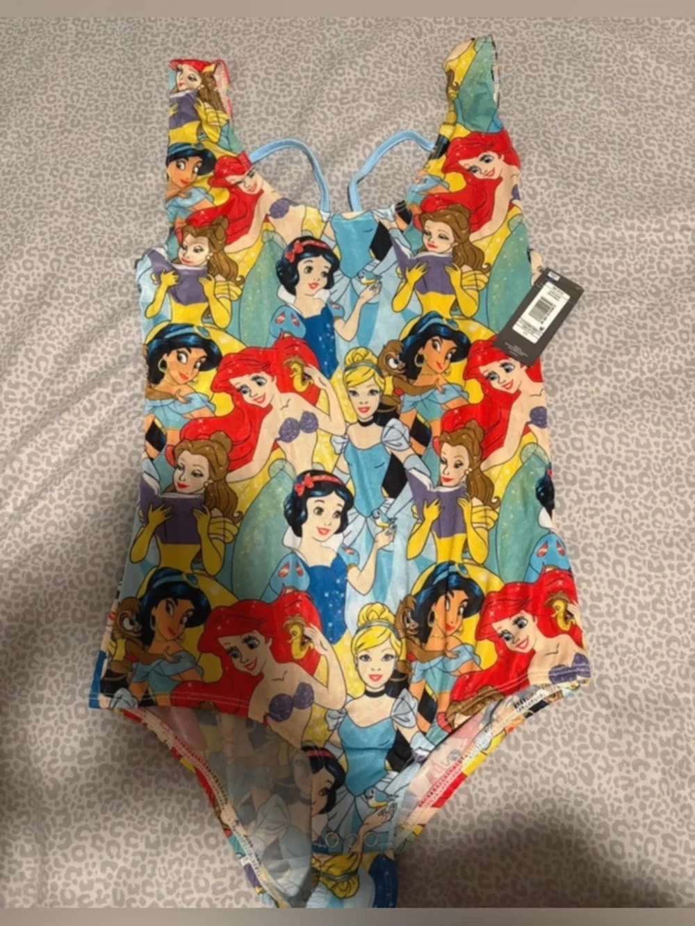 NWT-girls 5TDisney Princess One-Piece Swimsuit in Multicolor